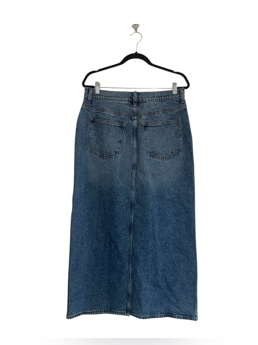 NWT Madewell Denim Maxi Skirt 30, LOMBARD WASH - Picture 5 of 7